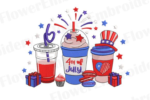 4th of July Coffee Cups