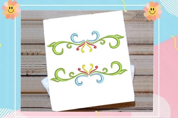 Beautiful Border Multicolor