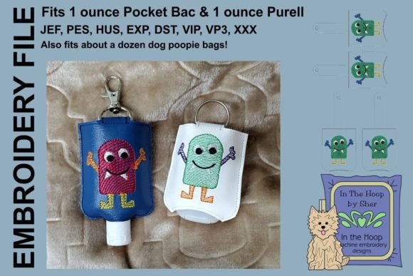 Boy Monster Hand Sanitizer Holder