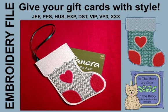 Christmas Stocking Gift Card Holder