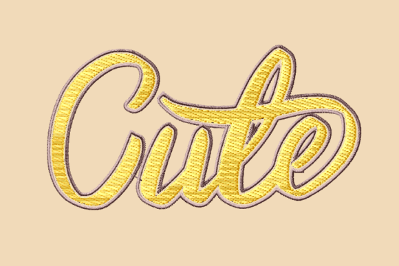 Cute Beautiful Script Lettering