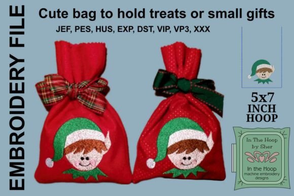 Elf Treat Bag or Gift Bag