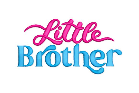 Little Brother Embroidery Design