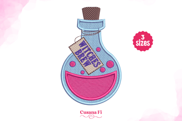 Magical Witches Brew Potion Bottle