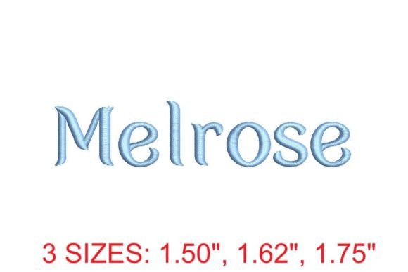 Melrose Font Review: Elegant Embroidery Design