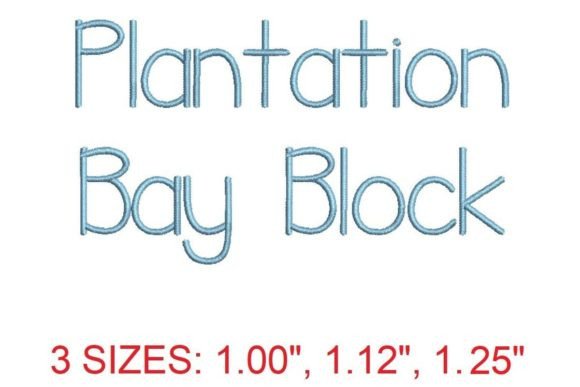 Plantation Bay Block Font Review